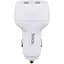 Автомобільний зарядний пристрій Hoco Z36 2.4A 2xUSB White - мініатюра 1