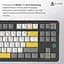 Клавиатура Ajazz AK870 V2 Flying Fish switches Black Gray Yellow (AK870-V2-FF-BGY) - миниатюра 12