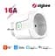 Розумна розетка Zigbee 3.0 з ватметром Tuya/Smart Life 16 А - мініатюра 2