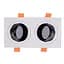 Світильник точковий Brille поворотний HDL-DT 106/2 MR16 36-221 - мініатюра 3