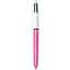 Ручка кулькова BIC 4 Colours Shine Pink, 1 мм, 4 кольори, 1 шт. (982875) - мініатюра 1