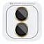 Защитное стекло Metal Classic на камеру (в упак.) для Apple iPhone 16 (6.1) / 16 Plus (6.7) Золотой / Gold - миниатюра 1