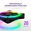 Вентилятор NZXT NZXT, F140RGB Duo - 140mm Dual-sided RGB Fan - Twin Pack (Black) (RF-D14DF-B1) - мініатюра 8