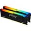 Модуль пам'яті Kingston Fury DDR4 16GB (2x8) 3200Mhz Beast RGB Black (KF432C16BB2AK2/16WP) - мініатюра 1