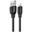 Кабель Remax RC-138i 2.4A Lightning Cable Black - мініатюра 1