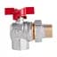 Кран кульовий "Американка" SD Plus кутовий 3/4" ВЗ SD222W20 - мініатюра 3