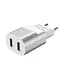 Мережевий зарядний пристрій Hoco 2USB C47A 2.4A Silver - мініатюра 2