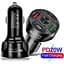 Автомобільний зарядний пристрій No Brand CWa 2USB 2Type-C PD20W QC 3.0 Black (70250551) - мініатюра 2