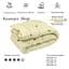 Ковдра вовняна Руно Sheep, 210х155 см, бежева (317.52ПШК+У_Sheep) - мініатюра 3