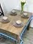 Скатертина силіконова з синьою бахромою 290х150 см - мініатюра 9