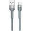 Кабель Remax RC-124a 2.4A Type-C Cable Silver - мініатюра 1