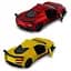 Автомодель TechnoDrive Chevrolet Corvette C8 Z06, 2024 (жовтий, червоний) (250310) - мініатюра 7