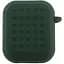 Футляр із карабіном Fashion Silicone Case Airpods 1/Airpods 2 Dark Green (35263_3345609) - мініатюра 1