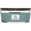 Свічка Woodwick Ellipse Evergreen Cashmere Вічнозелений кашемір 453 г (1743617E) - мініатюра 1