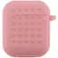 Футляр із карабіном Fashion Silicone Case Airpods 1/Airpods 2 Pink (35263_3345612) - мініатюра 1