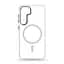 Чехол Samsung Galaxy S24 5G (SM-S921), Unit MagSafe, белый, прозрачный, магсейф, противоударный, магнитный, панель-накладка с поддержкой MagSafe, с поддержкой беспроводной зарядки, TPU+PC, защита всего корпуса, ударопрочный, ArmorStandart (ARM74861) - мініатюра 1