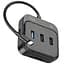 Конвертер хаб Hoco HB38 Easy link 7-in-1 Multiport адаптер (HDTV + SD / TF + Usb3.0 + Usb2.0x2 + PD 100 W) - мініатюра 5