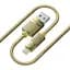 Кабель Luxe Cube Premium USB - Lightning (M/M), 1 м, золотистый (8886668686150) - миниатюра 1