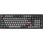 Клавіатура GamePro Asgard Drakkar Keychron Super Red Switch Wireless/Bluetooth/USB Black бездротова (MK305BK) - мініатюра 1