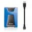Зовнішній жорсткий диск Adata портативний USB 3.2 DashDrive Durable HD650 2TB синій - мініатюра 3