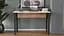 Компьютерный стол Ferrum-decor Курт 75x140x70 черный ДСП Дуб Сан-Марино 16мм (FRD-103945) - миниатюра 5