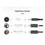Кабель мультимедійний 3.5mm M to 2xRCA M 2.0m AV102 black Ugreen (10510) - мініатюра 5