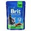 Влажный корм для стерилизованных кошек Brit Premium Cat Chicken for Sterilised pouch 100 г - миниатюра 1