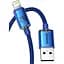 Кабель Baseus Crystal Shine Series Lightning 2.4A (1.2m) blue (CAJY000003) - мініатюра 2