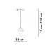 Подвесной светильник Friendlylight Konti Pendant Brass/Opal FL3188 - миниатюра 3