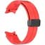 Ремешок для Samsung Galaxy Watch 4 44mm - красный ширина крепления 20мм силикон Watchbands Cls-black (W34-3WB10289017) - миниатюра 1