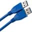 Кабель Extradigital USB 3.0 AM/AM 1.5м Blue (KBU1629) - мініатюра 2