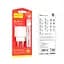 Комплект зарядного блока и кабеля Hoco Proton C98A Micro USB Cable 1USB 18W белый - миниатюра 5