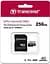 Карта пам'яті microSD 256GB C10 UHS-I U3 A2 R160/W125MB/s + SD Transcend teh0013274 - мініатюра 2
