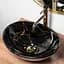 Умивальник Rea Sofia 41x34,5 black marble shiny (REA-U5611), Глянцева - мініатюра 5