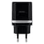 Блок питания быстрой зарядки сетевой адаптер Hoco C12Q 18 W 1 USB-A AFC FCP черный - миниатюра 5