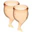 Набір менструальних чаш Satisfyer Feel Secure (Orange) - мініатюра 1