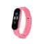 Ремешок для фитнес-браслета Lemfo для Xiaomi Mi Band 5, 6, 7 розовый - миниатюра 3