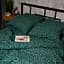 Комплект постельного белья Moon&Star Бязь Gold Люкс Emerald Maze King Size 220x240 наволочки 4х70х70 - миниатюра 6