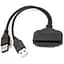 Переходник 2*USB 3.0 to SATA III, 15 cm PowerPlant (CA913138) - миниатюра 1