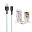 Дата кабель USB 2.0 AM to Lightning 1.0m 5A green XO (NB166-L-1-GR) - мініатюра 3