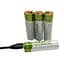 Акумуляторні батарейки AA USB Type-C Li-ion 1,5 В, 4 шт. у комплекті та зарядний кабель - мініатюра 1