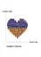Брошка Серце брошка-шпилька символ України жовто-блакитна - мініатюра 2