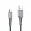 Дата кабель USB 2.0 AM to Type-C 1.2m Grey Grand-X (FC-12G) - мініатюра 2