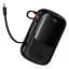 Акумулятор зовнішній з 2 вбудованими кабелями Baseus QPow Pro FC 20000 mAh 22.5 (P10067103113-00) - мініатюра 2