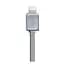 Кабель Lightning Remax RC -008i Fast Data плоский сірий - мініатюра 1