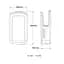 Сушарка для рук HOTEC 11.109 ABS White - мініатюра 5