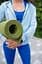 Килимок для йоги та фітнесу Power System PS-4014 PVC Fitness-Yoga Mat Green (173x61x0.6) (PS-4014_Green) - мініатюра 8
