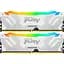 Модуль пам'яті Kingston Fury DDR5 32GB (2x16) 7200MHz Renegade RGB White XMP (KF572C38RWAK2-32) - мініатюра 1