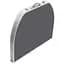 Складной стол Bo-Camp Case Model Oval 120x80 cm Grey (1404415) - миниатюра 3