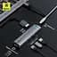 USB-хаб Baseus Mechanical Eye 6-in-1 Type-C to 3xUSB3.0+RJ-45+HDXiaomi CAHUB-J0G Grey - мініатюра 4